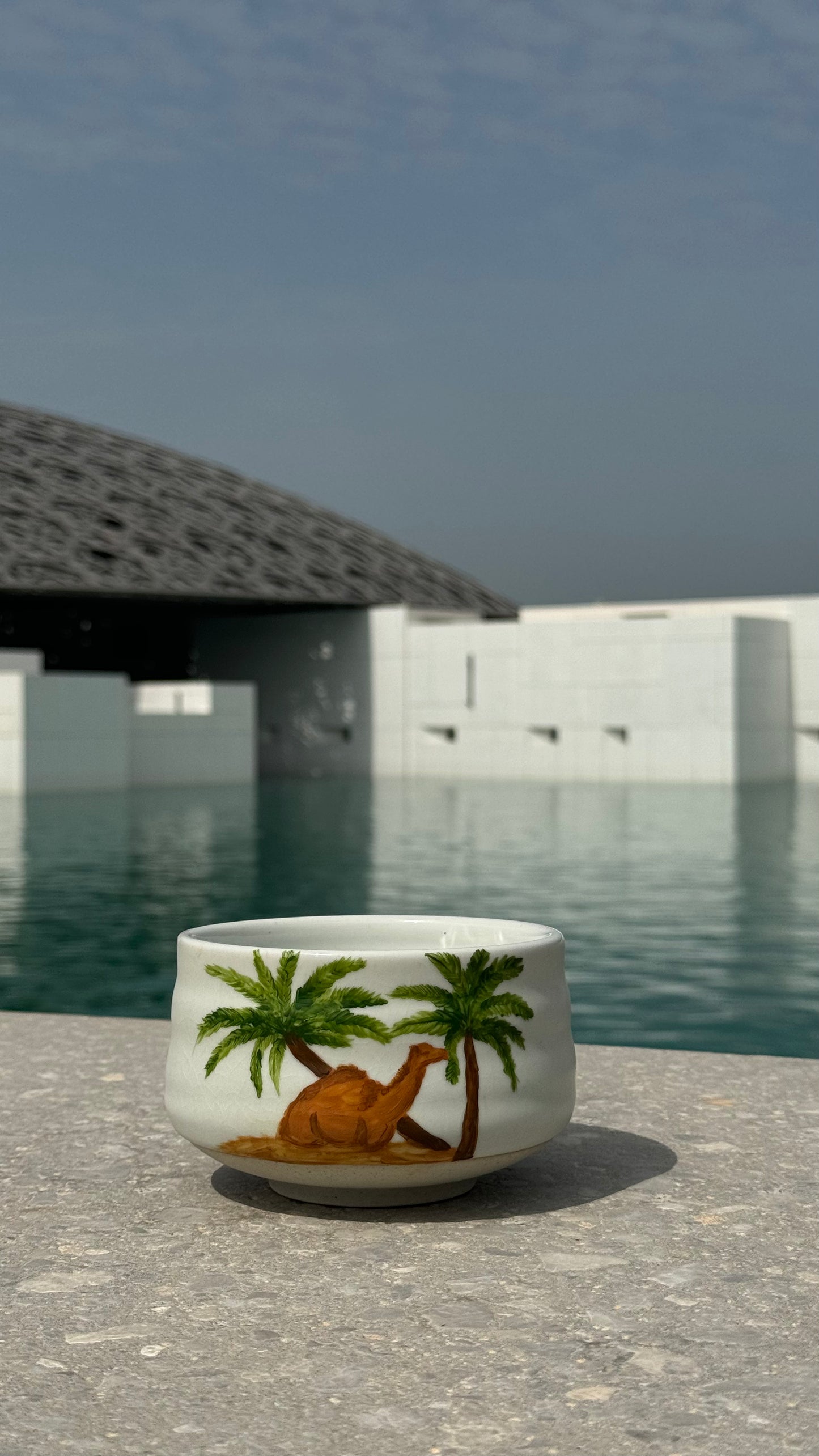 Pre-Order Hand-painted Camel Set & matcha (zip lock)